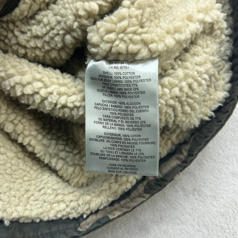 Levi's Field Jacket‎ Mens Medium Camo Sherpa Lined Military Cotton Streetwear